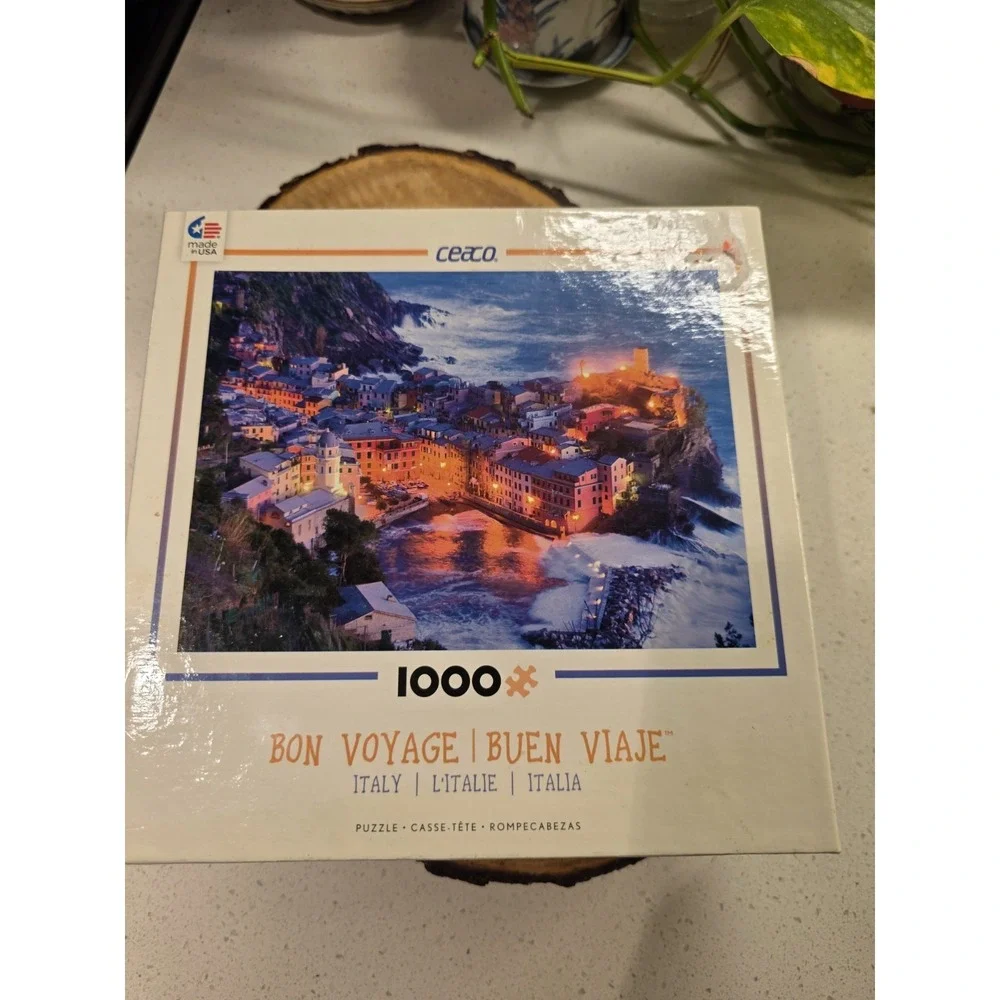 Ceaco 1000 Piece Bon Voyage Italy Jigsaw Puzzle, All Pieces Included